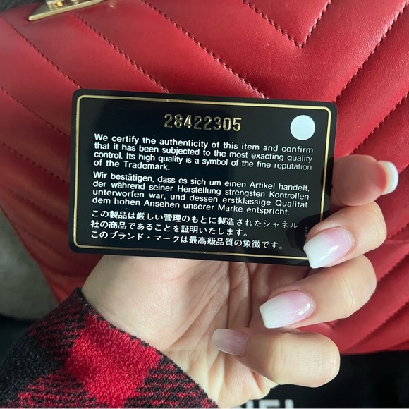 Chanel red trendy CC top handle shoulder bag - Picture 6 of 16